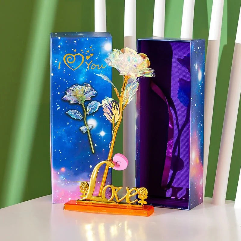 La Rose de la Galaxie Multicolore - un Signe Éternel D' Amour