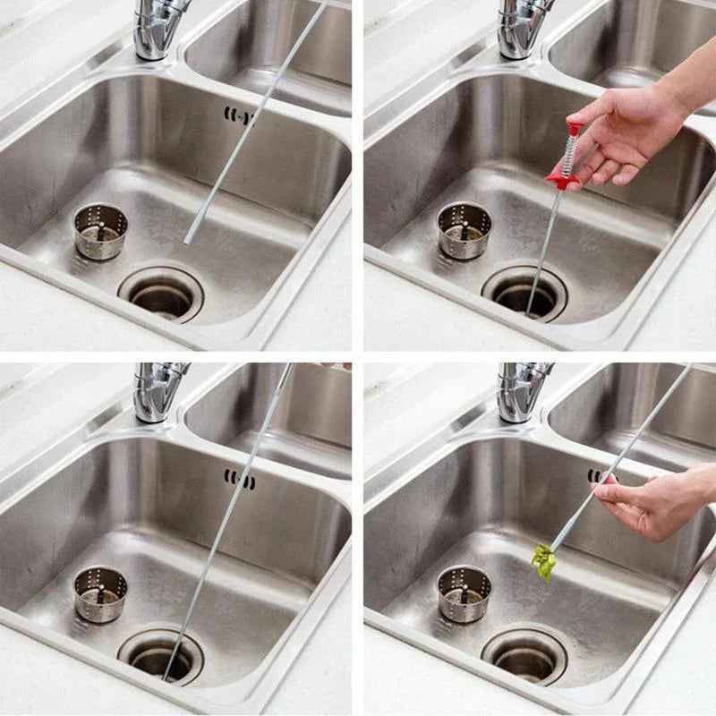 Crochet de Nettoyage de Canalisation pour Évier