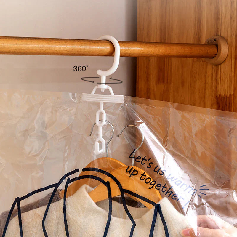Sacs de Rangement sous Vide pour Vêtements à Suspendre