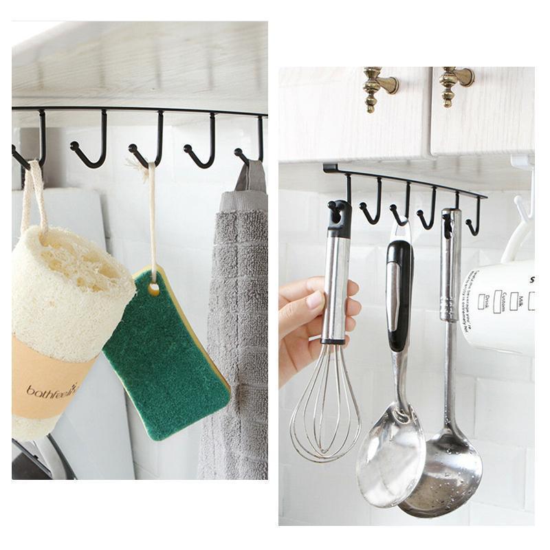 Etagère à Crochets pour Gagner de la Place, 2 Pièces