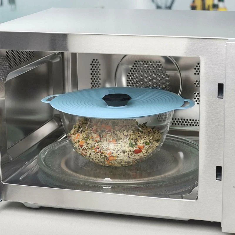 Frischfix - le Couvercle en Silicone Réutilisable et Auto-étanche