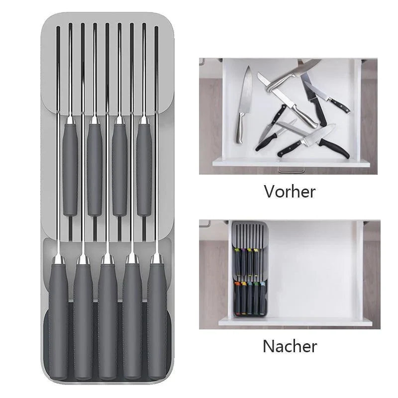 Support de Rangement Pratique pour les Couteaux dans la Cuisine