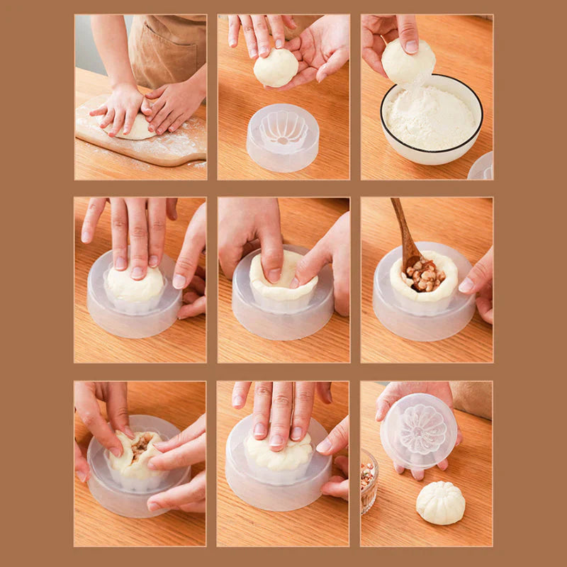 Brötchenmeister - Forme Parfaite pour des Petits Pains Vapeur Faits Maison