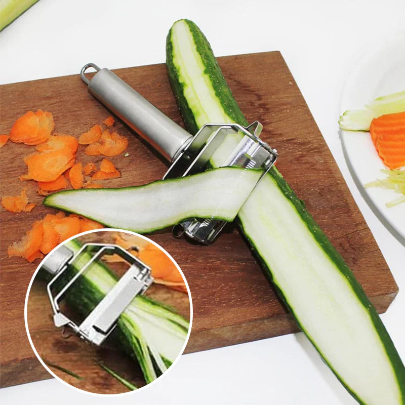 Eplucheur & Coupe-légumes Professionnel 2 en 1