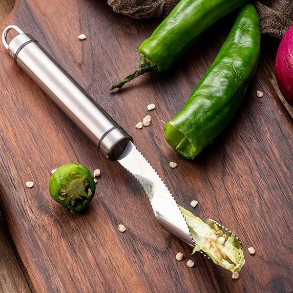 Enlève - Graines en Acier Inoxydable pour les Légumes et les Fruits