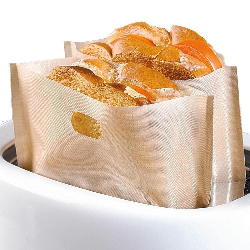 Poches pour Grille - Pain Réutilisables et Antiadhésives, Paquet de 5