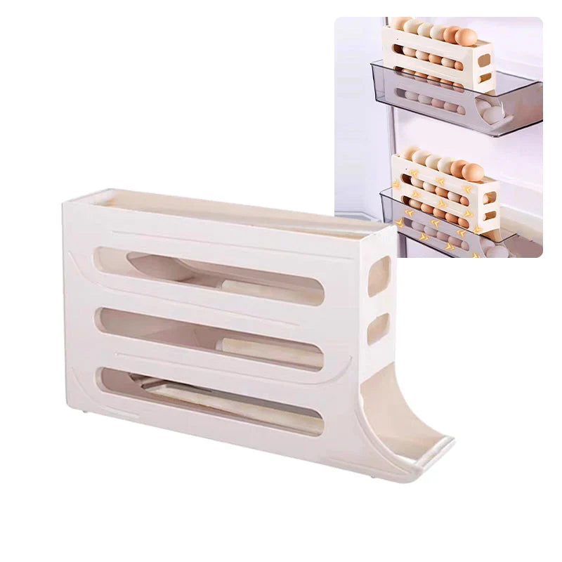 Etagère D' Organisation pour les Œufs à Quatre Niveaux