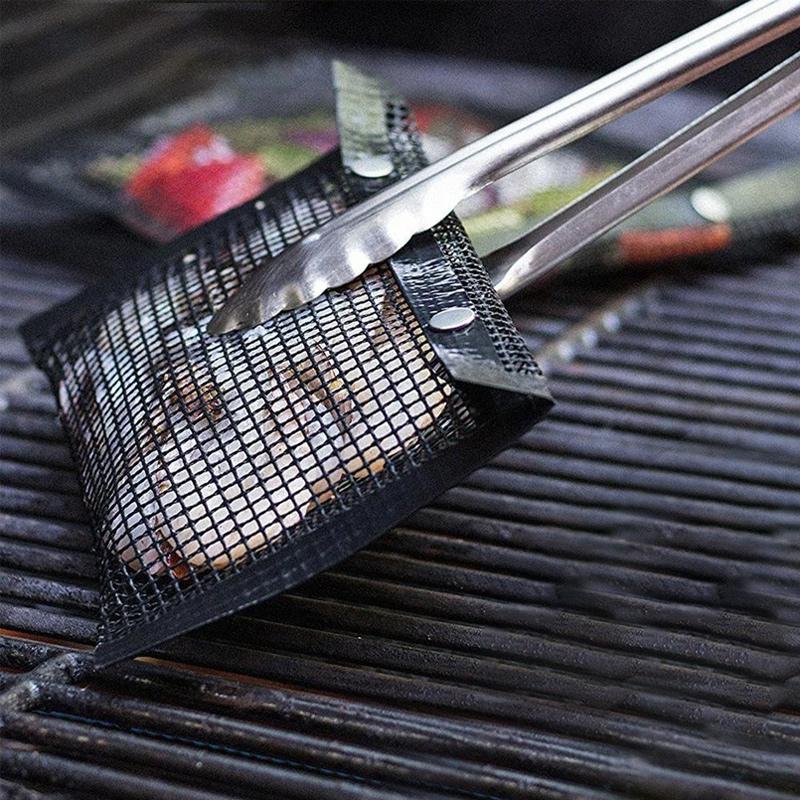 Sac à Grillades Réutilisable en Maille Antiadhésive