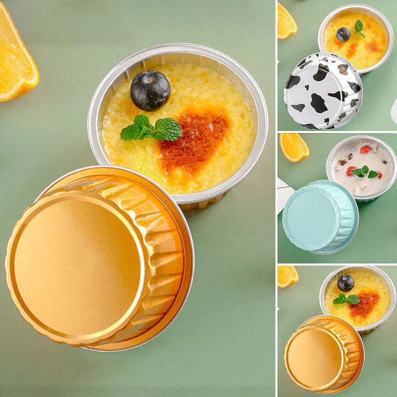 Moules à Pâtisserie en Aluminium Pratiques - Parfaits pour la Pâtisserie, les Grillades et la Cuisine!