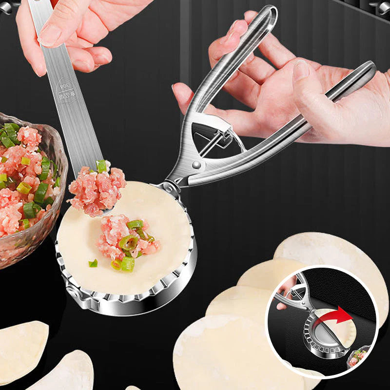 Presse à Boulettes en Acier Inoxydable - Parfait pour les Boulettes de Pâte Faites Maison!