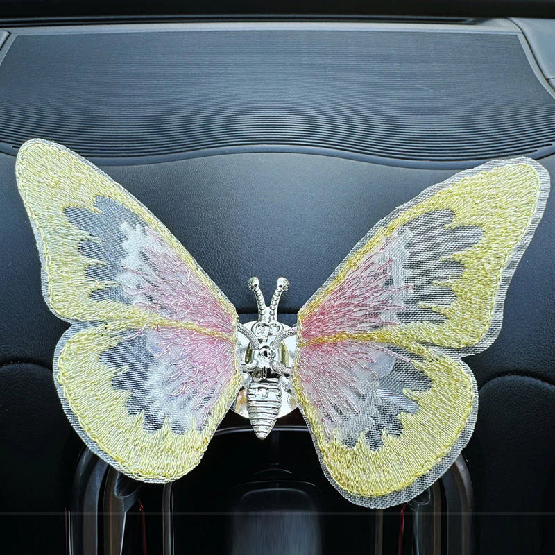 Porte-voiture Papillon Parfumé - une Fraîcheur Stylée pour Ta Voiture
