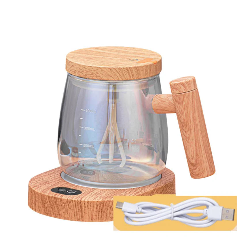 Tasse Polyvalente en Bois pour Mélanger
