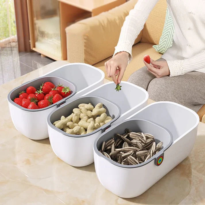 Organisateur de Snacks à Double Coque - Parfait pour le Plaisir du Snack