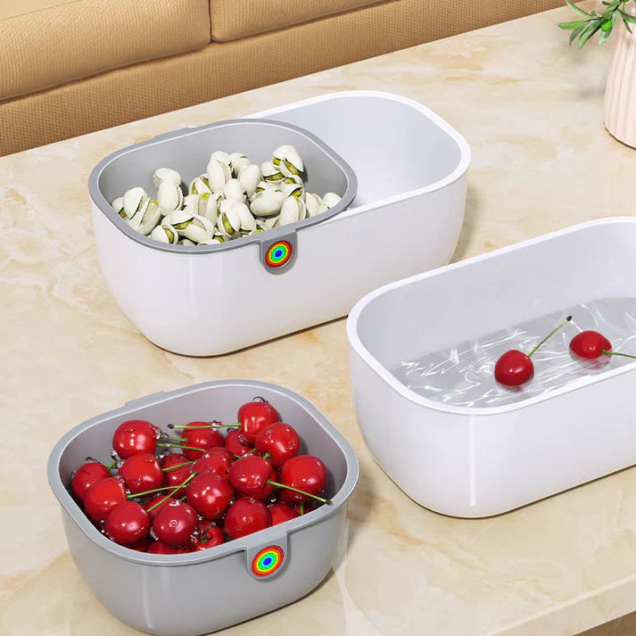 Organisateur de Snacks à Double Coque - Parfait pour le Plaisir du Snack