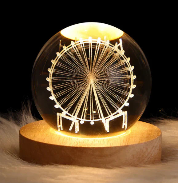 Lampe de Lumière en Cristal - Magique, Confortable, Durable