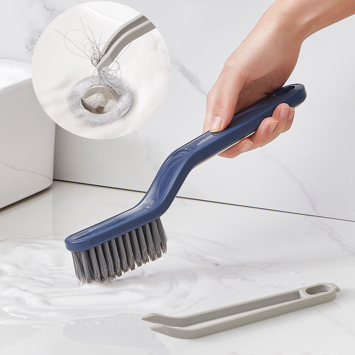 Brosse de Nettoyage Multifonctionnelle pour les Coins et les Joints