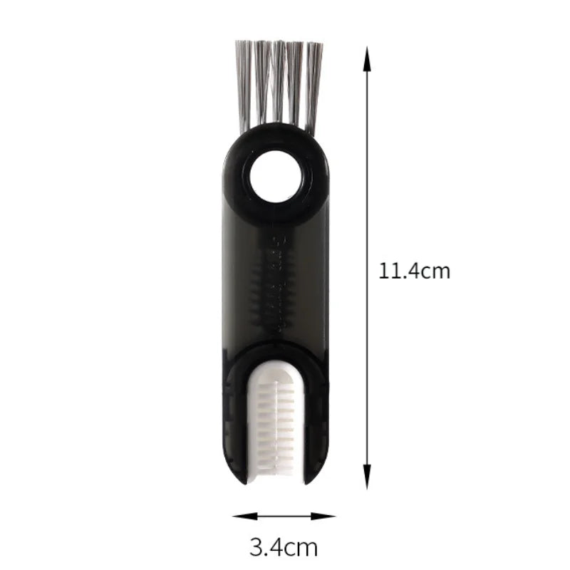 Brosse de Nettoyage Multifonctionnelle pour les Bouteilles et les Couvercles - une Propreté Impeccable dans Tous les Coins!