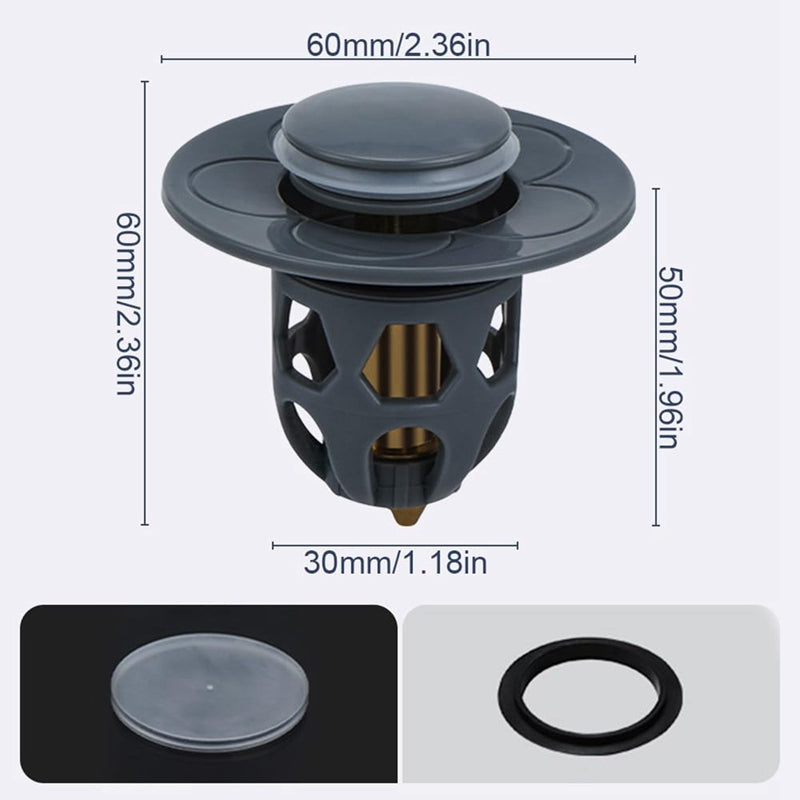 Bouchon D' Évacuation Universel pour Lavabo