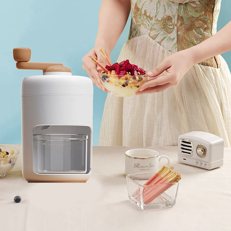 Machine Manuelle à Broyer la Glace - Parfait pour des Boissons Rafraîchissantes!