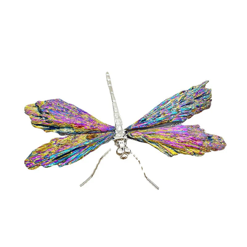 Décoration de Libellules en Cristal Colorée