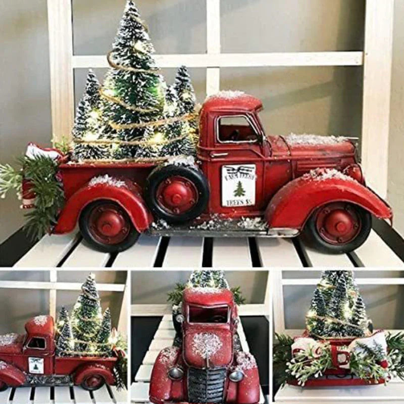 Camion Décoratif Festif - le Charme de Noël pour Votre Maison