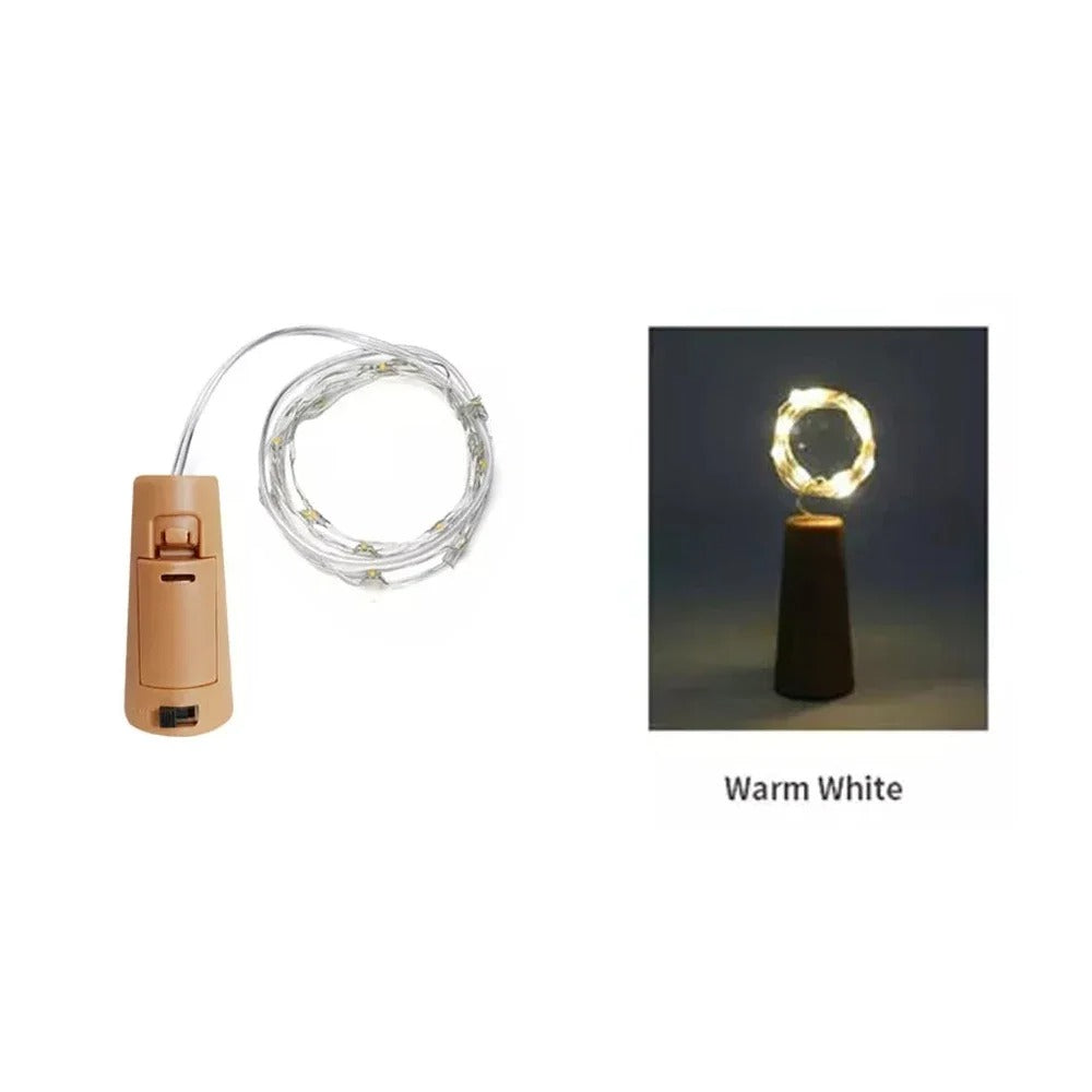 Lampes Led pour Bouchons de Bouteille - Transformez des Bouteilles Vides en Décorations D' Ambiance!