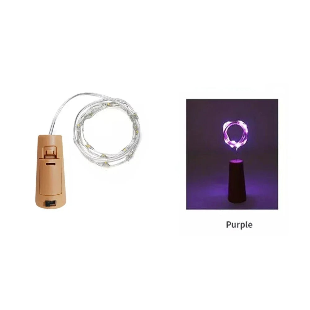 Lampes Led pour Bouchons de Bouteille - Transformez des Bouteilles Vides en Décorations D' Ambiance!