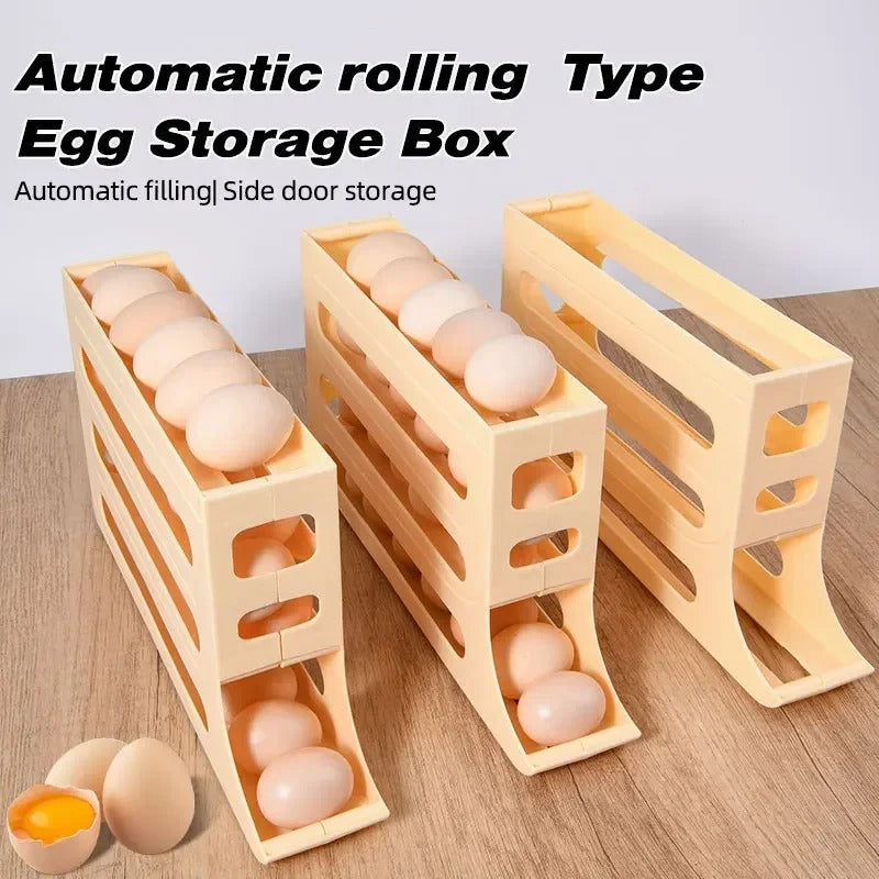 Etagère D' Organisation pour les Œufs à Quatre Niveaux