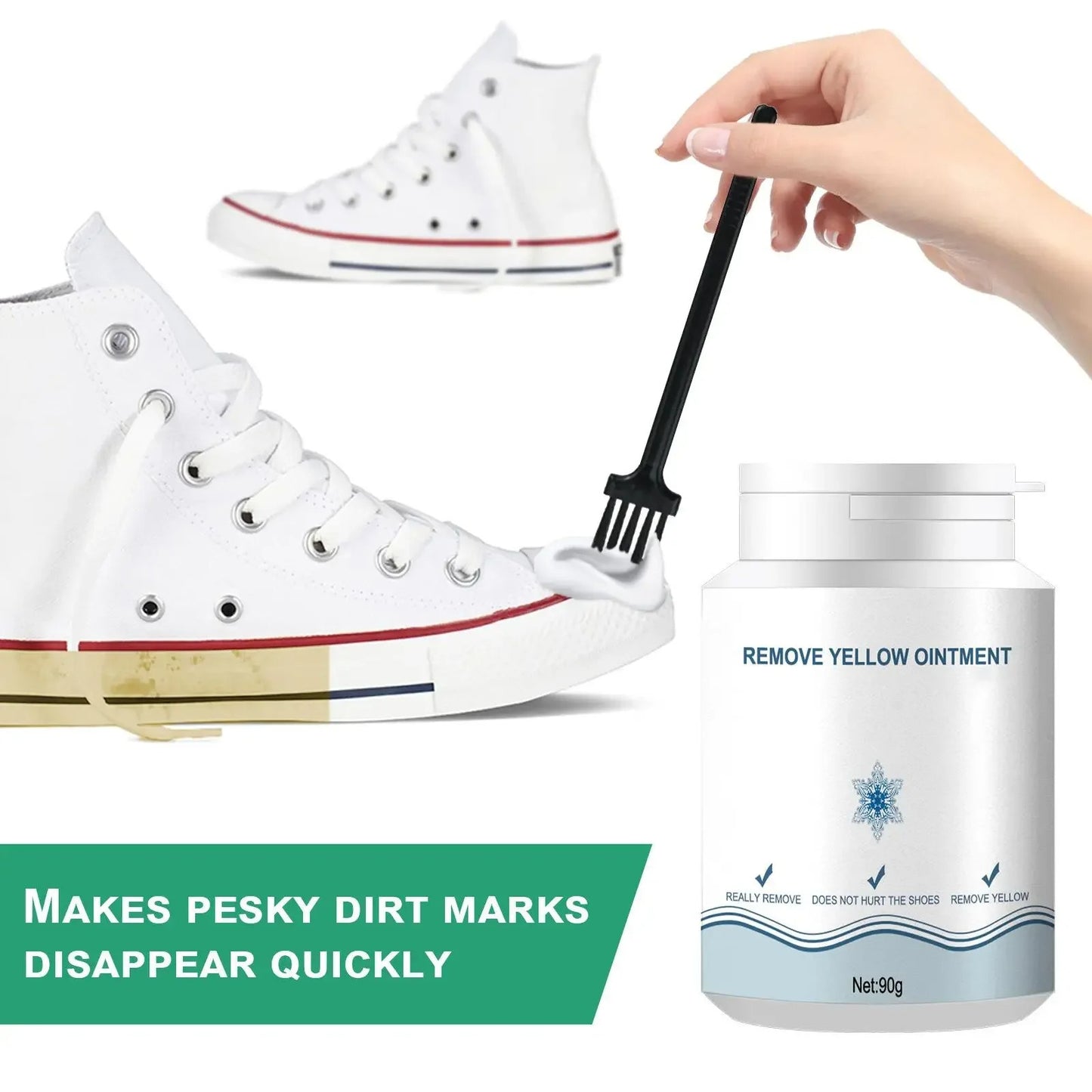 Gel Blanchissant pour Chaussures - une Propreté Éclatante pour Tes Sneakers!