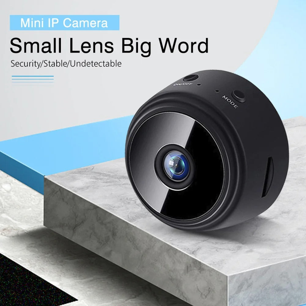 Mini-caméra Wifi Compacte avec Fixation Magnétique