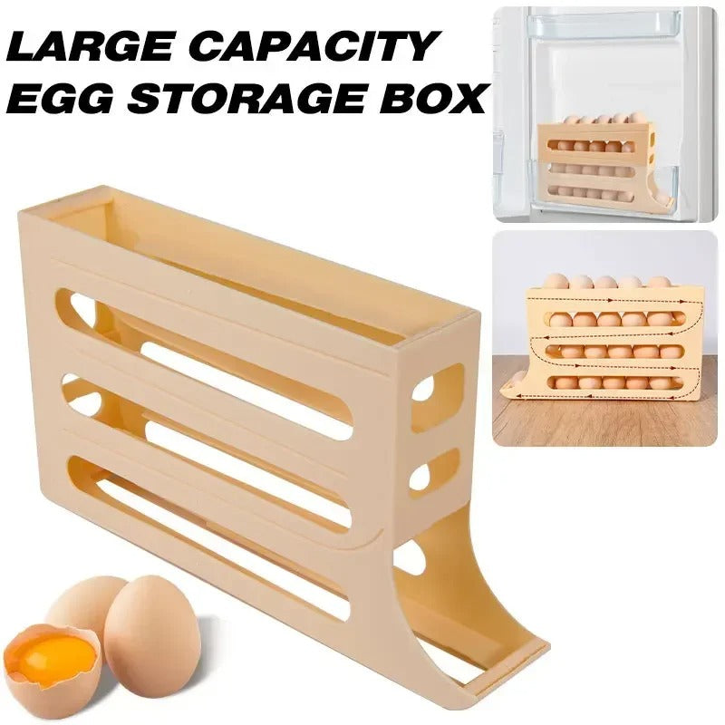 Etagère D' Organisation pour les Œufs à Quatre Niveaux