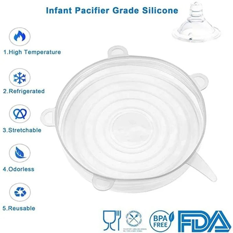 Kit Pratique de Housses de Protection en Silicone (5 Pièces)