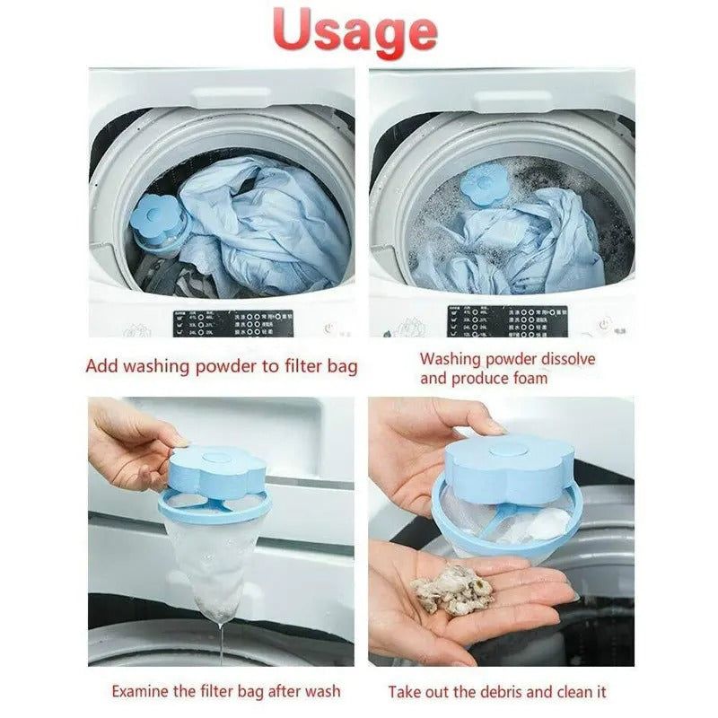 Sachet de Détachage de Fourrure et de Peluche pour Machine à Laver