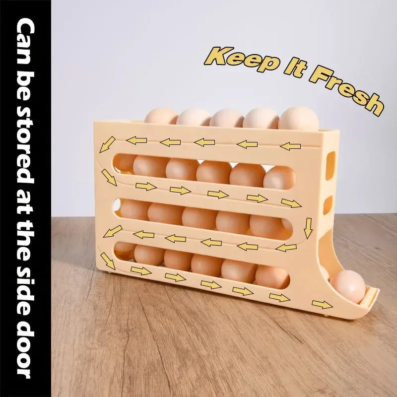 Etagère D' Organisation pour les Œufs à Quatre Niveaux