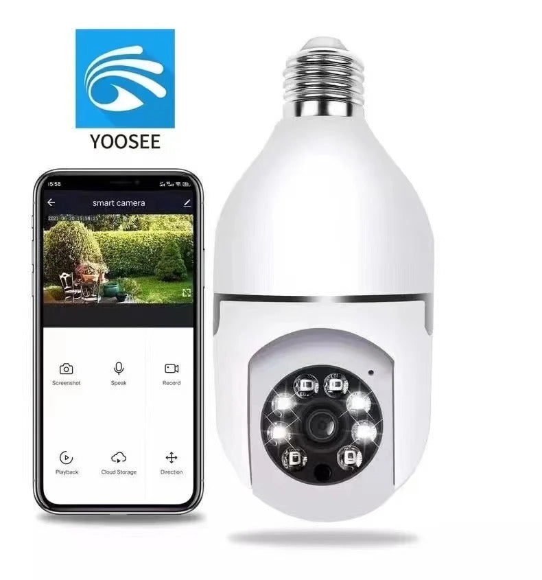 Caméra de Surveillance sans Fil Intelligente avec Lampe Intégrée