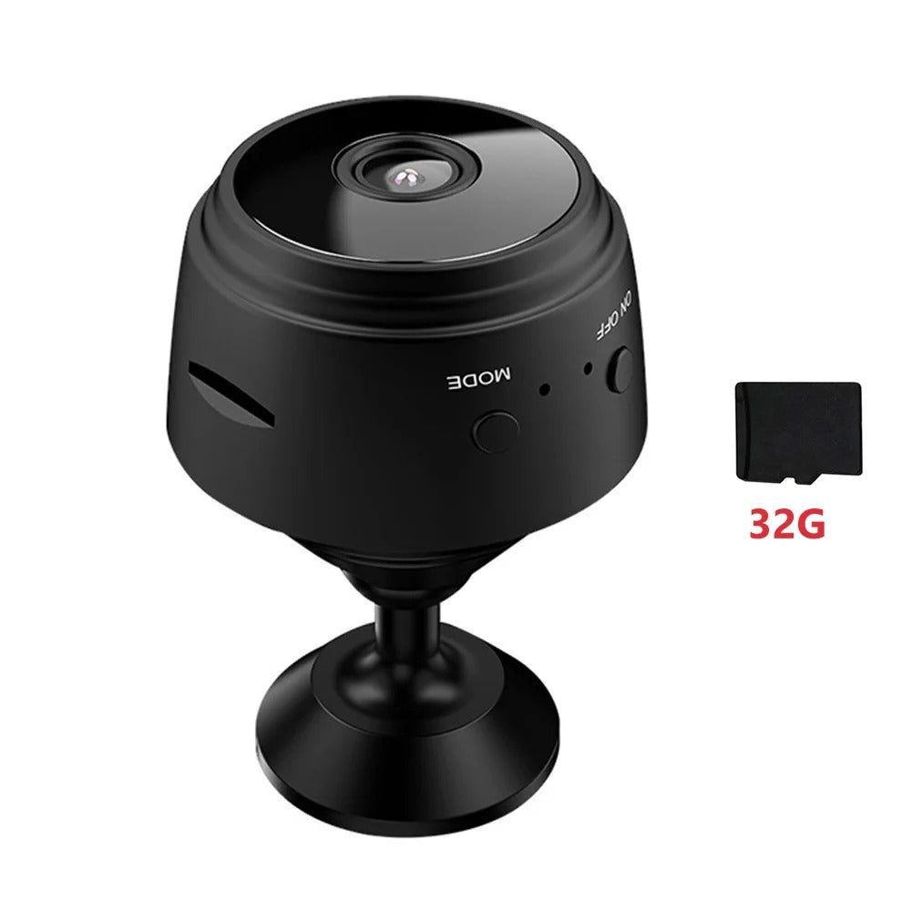Mini-caméra Wifi Compacte avec Fixation Magnétique
