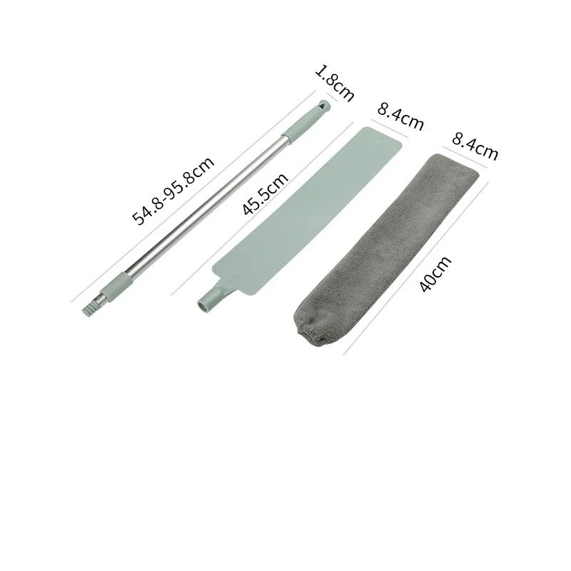 Savon à Poussière en Microfibre Flexible avec Manche Télescopique