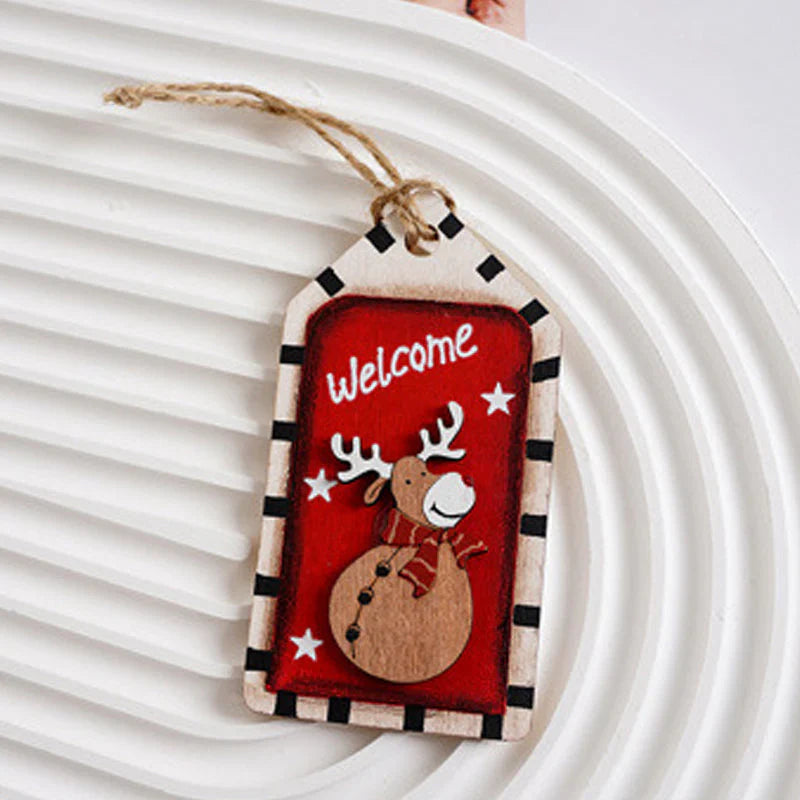 Des Pendentifs en Bois pour une Décoration de Noël Festive
