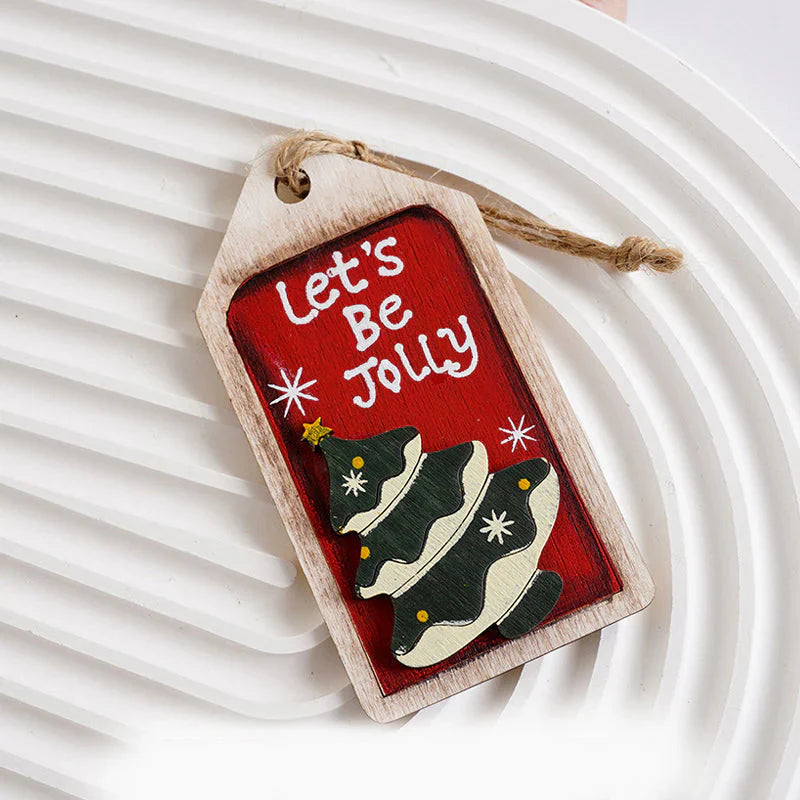 Des Pendentifs en Bois pour une Décoration de Noël Festive
