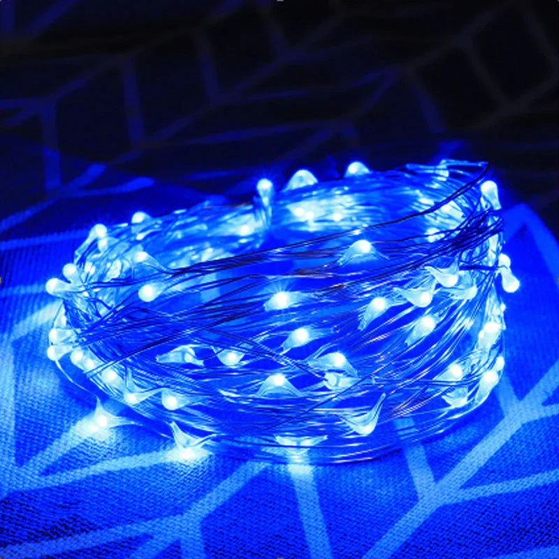 Chaîne Lumineuse Décorative en Fil de Cuivre avec Connexion Usb