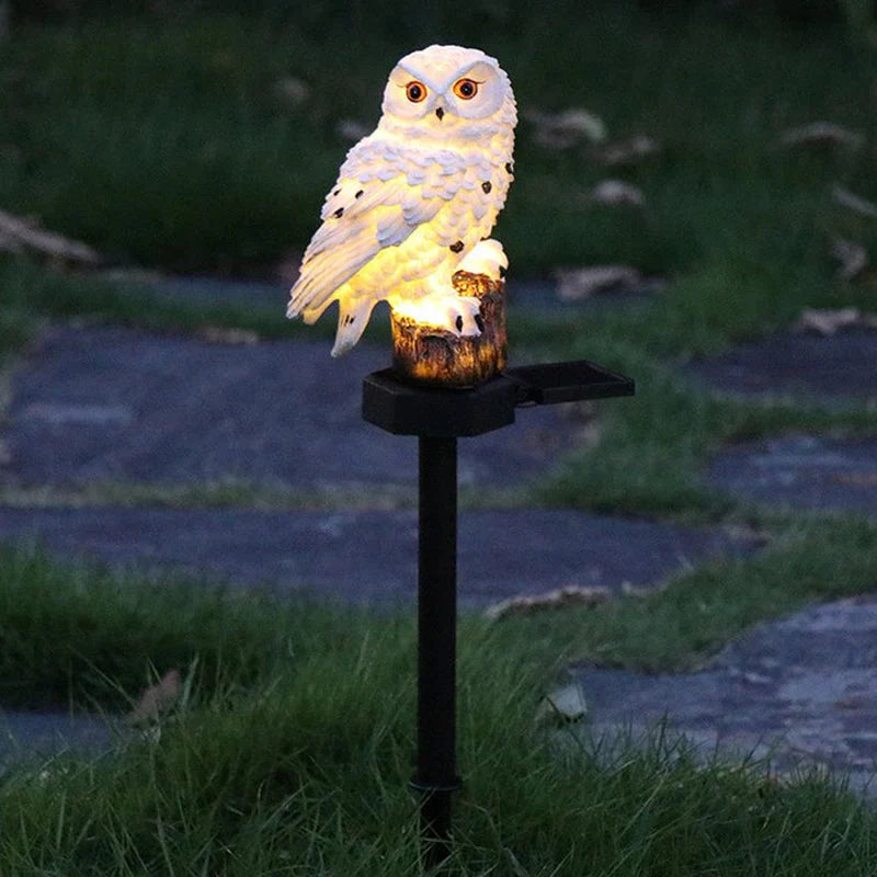 Lumière Solaire des Hiboux - un Éclairage Magique pour Ton Jardin