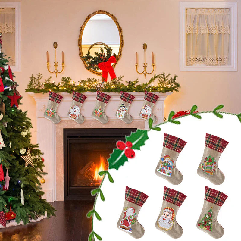 Chaussette de Noël Personnalisable - Créatif et Festif