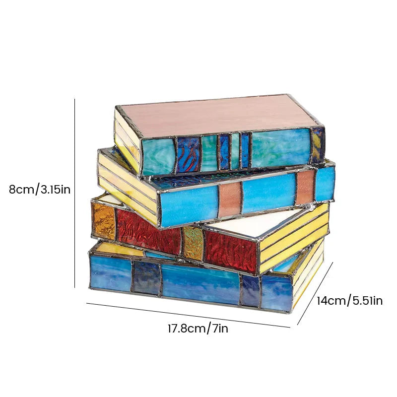 Lampe de Table en Résine Colorée Style Tiffany