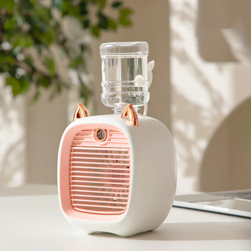 Ventilateur à Spray Portable - un Rafraîchissement à Emporter