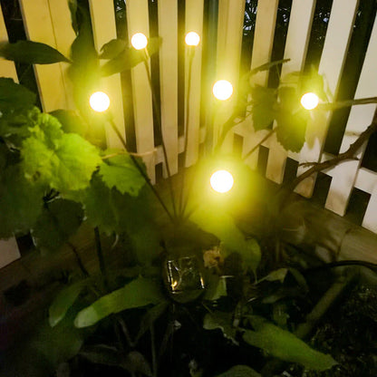 Lampes Led de Jardin à Énergie Solaire - Effet Lucioles