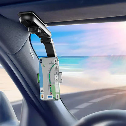 Porte-téléphone Pivotant pour Pare-soleil - Sécurité et Flexibilité sur la Route!