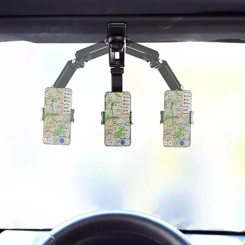 Porte-téléphone Pivotant pour Pare-soleil - Sécurité et Flexibilité sur la Route!