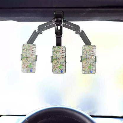Porte-téléphone Pivotant pour Pare-soleil - Sécurité et Flexibilité sur la Route!