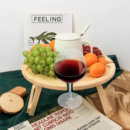 Table de Pique-nique Pliante Compacte en Bois - Parfaite pour les Déplacements!