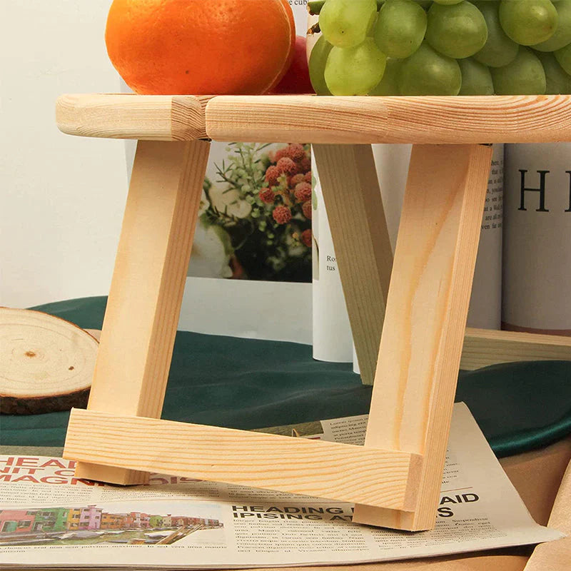 Table de Pique-nique Pliante Compacte en Bois - Parfaite pour les Déplacements!
